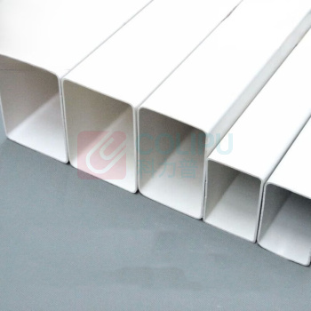 也特 PVC方通塑料方管 105*80*2mm 4米/根 5根/组 (白色)