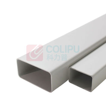 也特 PVC方通 105*80*2mm 4米/根 2根/组 (白色)