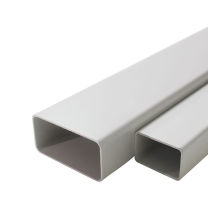 也特 PVC方通 105*80*2mm 4米/根 2根/组 (白色)