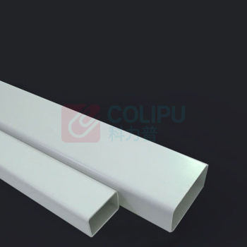也特 PVC方通 105*80*2mm 4米/根 2根/组 (白色)