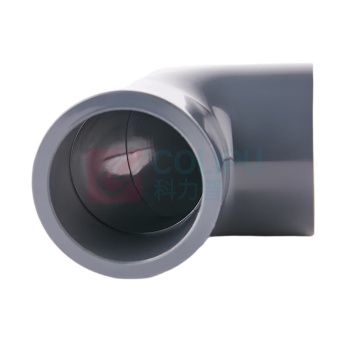 三佑 UPVC给排水管直角弯头90° DN25 【国标工业级弯头 / 耐酸碱】 (深灰色)