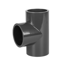 有豫 工业用PVC-U管正三通 粘接承插 dn40 PN16/GB/T4219.2 起订量50个
