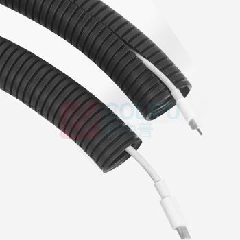 罗德力 塑料波纹管防水阻燃线管 PE-AD25内径*外径(20*25) 100米