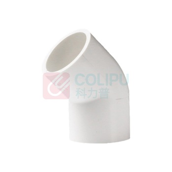 联塑 LESSO PVC管45°弯头 DN40*2.0mm 运费另议