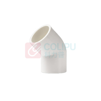 联塑 LESSO PVC管45°弯头 DN40*2.0mm 运费另议