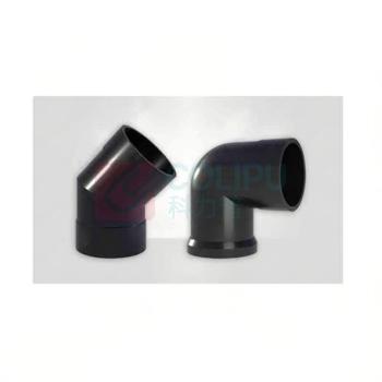 安源 钢骨架塑料复合管90°弯头 DN150 PN1.0MPa\HDPE 介质:磷矿浆 pH值3.8-5 连接方式: 法兰连接 法兰接口尺寸适配PN1.0法兰对开环 弯头壁厚15mm 弯头不含法兰、对开环