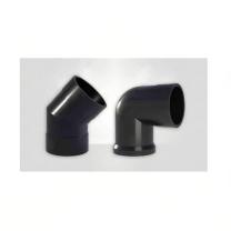 安源 钢骨架塑料复合管90°弯头 DN200 PN1.0MPa\HDPE 介质:磷矿浆 pH值3.8-5 连接方式: 法兰连接 法兰接口尺寸适配PN1.0法兰对开环 弯头壁厚13mm 弯头不含法兰、对开环