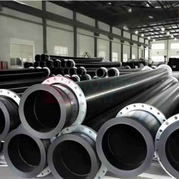 晶事达 UHMWPE直管 Φ480×30×2000mm 两端活套法兰 相对分子质量200-300万
