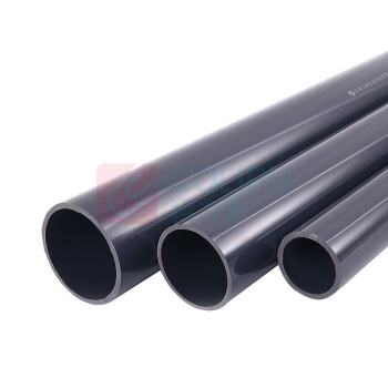 三佑 UPVC给排水管 DN125【 国标1.0MPa / 壁厚6.7mm】 隔光耐酸碱 2米/根*2米发货 (四米价) (深灰色) 起订量1发货