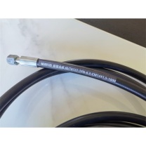 棫润科技 胶管总成 JB/T8727-1SN-6.3-CM14X1.5-1800 压力:20MPa,长=1.8m,通径6.3mm,介质:液压油,两端外套螺母M14X1.5 74。内锥