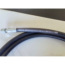 棫润科技 胶管总成 JB/T8727-1SN-6.3-CM14X1.5-1000 压力:20MPa,长=1m,通径6.3mm,介质:液压油,两端外套螺母M14X1.5 74°内锥