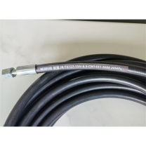 棫润科技 软管 JB/T8727-1SN-6.3-CM14X1-5000 20MPa 通径:DN6;耐压:20MPa,长度:5米,两端M14X1 74°内锥,两端接头不锈钢