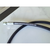 棫润科技 软管 JB/T8727-1SN-6.3-CM12X1-1000 通径:DN6;耐压:20MPa,长度:1米两端M12X1 74°内锥,两端接头不锈钢