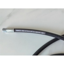 棫润科技 软管 JB/T8727-2ST-6.3-CM14X1-500 22MPa,通径6.3,长500mm,两端74°内锥M14X1,介质: