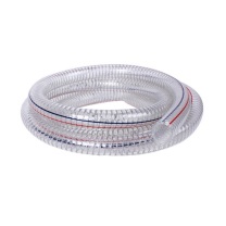 米星 PVC钢丝增强管 可定制 10mm×3mm×1m 透明 软PVC+钢丝增强 承压0~10bar (默认发整根) 1米 起订量3米