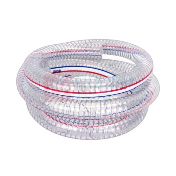 米星 PVC钢丝增强管 可定制 10mm×3mm×1m 透明 软PVC+钢丝增强 承压0~10bar (默认发整根) 1米 起订量3米