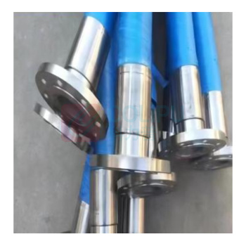 晶事达 不锈钢法兰高压钢丝橡胶软管 Φ89×10m 1.0MPa 单端带316L法兰PL80-1.0MPa-16050