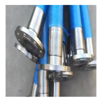晶事达 不锈钢法兰高压钢丝橡胶软管 Φ89×10m 1.0MPa 单端带316L法兰PL80-1.0MPa-16050
