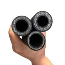 ZKHE 橡胶管 耐高温 25mm内径*5层布耐压管 (黑色)