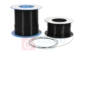 优企 耐高温铁氟龙管150V 四氟毛细管PTFE材质 3.38*3.78MM 1米 (黑色)