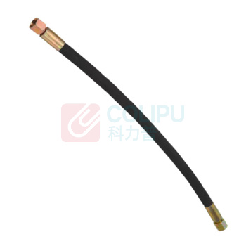 MDNG 活动软管 M18*1.5-12mm 25Mpa 长1420mm 一弯一直 不锈钢H型接头