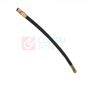MDNG 活动软管 M18*1.5-12mm 25Mpa 长1420mm 一弯一直 不锈钢H型接头