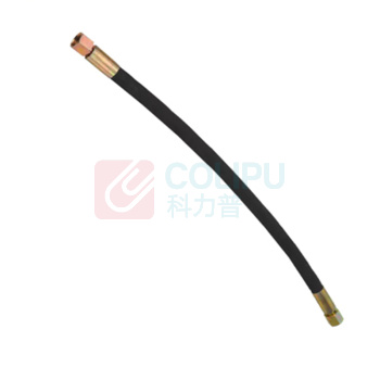 MDNG 活动软管 M30*1.5-22mm 25Mpa 长7700mm 一弯一直 镀白锌H型接头