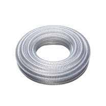 铸固 ZHUGU PVC透明钢丝软管 1.2寸 内径32mm 壁厚4mm 100米/卷 按米销售