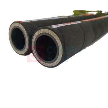 驭舵 高压水管 DN40 1.2m 5MPa 平头内牙 高压软管液压胶管 