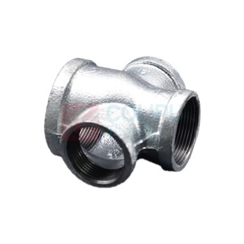 也特 玛钢镀锌变径四通 DN65*25mm 65*2口 25*2口 配1个25补芯 加装补芯可变成65*1口 25*3口