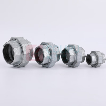 铸固 ZHUGU 镀锌活接铁对丝1.5寸 玛钢管件1.5寸 50mm (银色)
