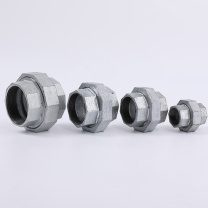 铸固 ZHUGU 镀锌活接铁对丝1.5寸 玛钢管件1.5寸 50mm (银色)
