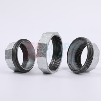 铸固 ZHUGU 镀锌活接铁对丝1.5寸 玛钢管件1.5寸 50mm (银色)