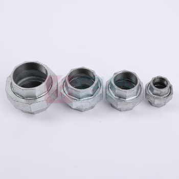 铸固 ZHUGU 镀锌活接铁对丝1.5寸 玛钢管件1.5寸 50mm (银色)