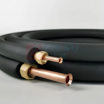 羚翎 成品铜管 5匹变频空调专用 1米 含高低压双管、保温棉