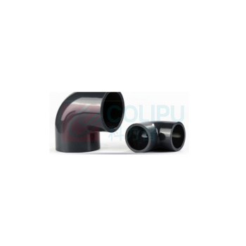 宁上 加厚型工业级UPVC90度弯头 DN100 内径110mm*外径125(10个单价)