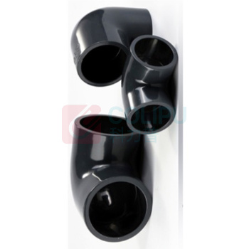 宁上 加厚型工业级UPVC90度弯头 DN100 内径110mm*外径125(10个单价)