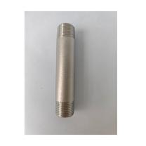 晶事达 双头1/2NPT外螺纹短管 DN15 总长度L=100mm 螺纹长L1=20mm 材质304