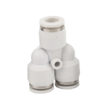 鸿朔 Y型三通快插接头 BPY-10mm (白色) 气管接头