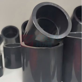 晶事达 直接头 DN40 UPVC (黑色)