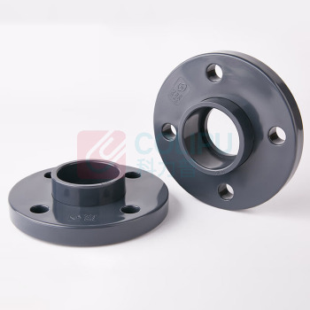 三佑 UPVC活套法兰化工工业水管对接头 DN125(140mm) 8孔 PN16
