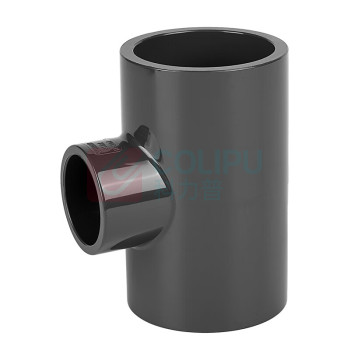 三佑 UPVC化工给水管件配件异径三通 DN65*25(内径75*32)