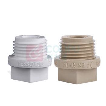 联塑 LESSO 螺纹堵头 dn1/2" 灰色 (PP-R配件)