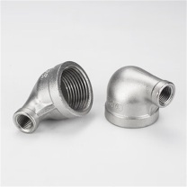 鹿悦霆 304不锈钢丝扣弯头 DN40*DN25 (1.5寸*1寸)90度大小头异径螺纹