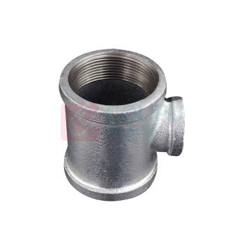 罗德力 镀锌玛钢变径中小三通 DN25*DN15 1寸变4分 50个/包
