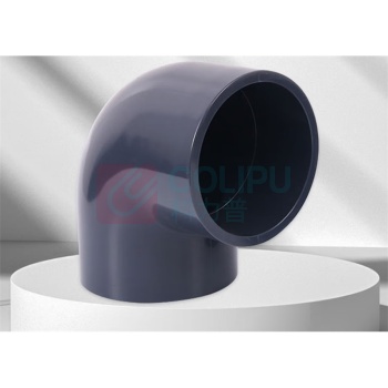三佑 PVCU给排水管直角弯头90° DN200 (深灰色) 【国标工业级弯头 / 耐酸碱】