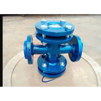 加能 WCB衬氟四通视镜 SJ41F46-16C-DN80 DN80 法兰连接接口 公称压力16bar 温度120℃ 运费另议