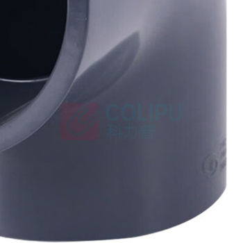 三佑 UPVC给排水管直角弯头90° DN32 【国标工业级弯头 / 耐酸碱】 (深灰色)
