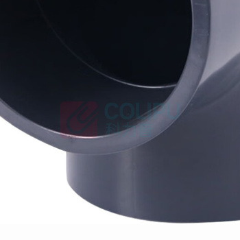 三佑 UPVC给排水管直角弯头90° DN50 【国标工业级弯头 / 耐酸碱】 (深灰色)