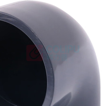 三佑 UPVC给排水管直角弯头90° DN50 【国标工业级弯头 / 耐酸碱】 (深灰色)